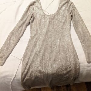 BCBG Gold Mini Dress